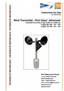 First Class Advanced  sortie analogique