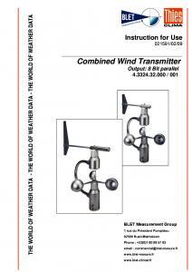 Anmomtre-Girouette Classic Combin THIES