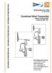 Anmomtre-Girouette Classic Combin THIES - BLET