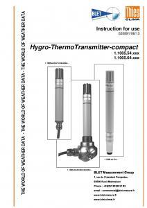 Thermo-hygromtre compact THIES